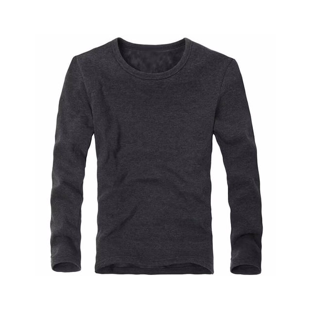 Ropa Interior Térmica Qarigey Hombre Camiseta Acolchada Gris oscuro 5XL