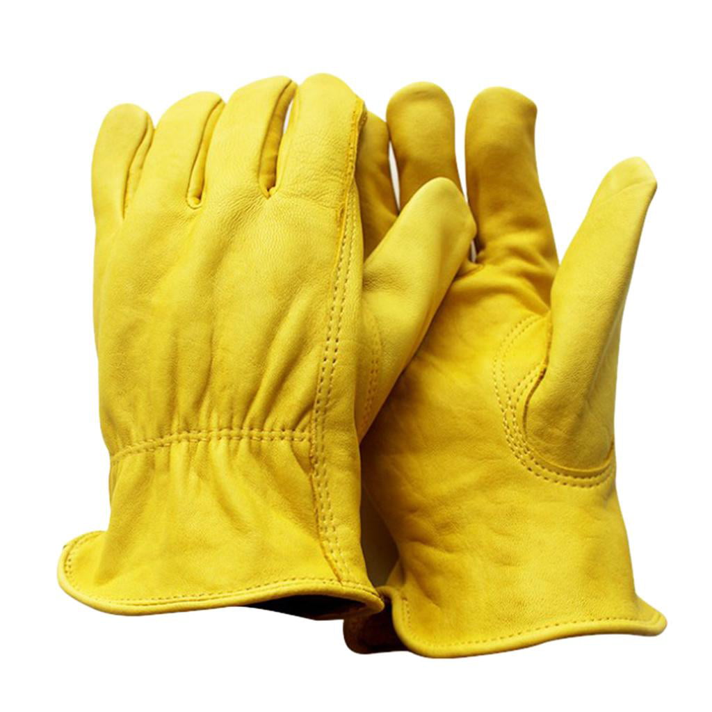 Heavy Duty Gloves Sheepskin Industrial Safety Gloves Lightweight Breathable XL 