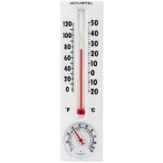 Acu-Rite 00339CASB Thermometer with Humidity, 8.25"