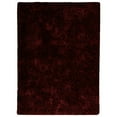 thumbnail image 3 of Rugsotic Carpets Hand Tufted Shag Polyester Eco-Friendly Area Rugs - 8'x10', Rectangle, Red Black, Plain Solid Design, High Pile Handmade Anti Skid Rugs for Living Room, Bed Room K00111, 3 of 5