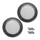 thumbnail image 5 of Rejilla de altavoz Uxcell de 4" Malla decorativa círculo protector de woofer cubre partes de audio 2 pcs, 5 of 5