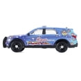 thumbnail image 2 of 2022 Ford Police Interceptor Utility "Miami Police Department Hispanic Heritage Month" Blue with Graphics "Hobby Exclusive" Series 1/64 Diecast Model Car by Greenlight, 2 of 5