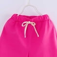 thumbnail image 5 of SROBPTY Teen Girls Summer Shorts Solid Elastic Waist Loose Breathable Pants for 2-18Y, 5 of 5