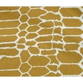 thumbnail image 4 of oneOone Cotton Flex Dark Mustard Fabric Snake Animal Skin Quilting Supplies Print Sewing Fabric By The Yard 40 Inch Wide, 4 of 4