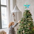 thumbnail image 4 of hengsof Christmas Tree Topper Star LED Lighted Star Tree Top, 5-Point Star Night Light Treetop, Small Xmas Tree Decor for Christmas, 4 of 8