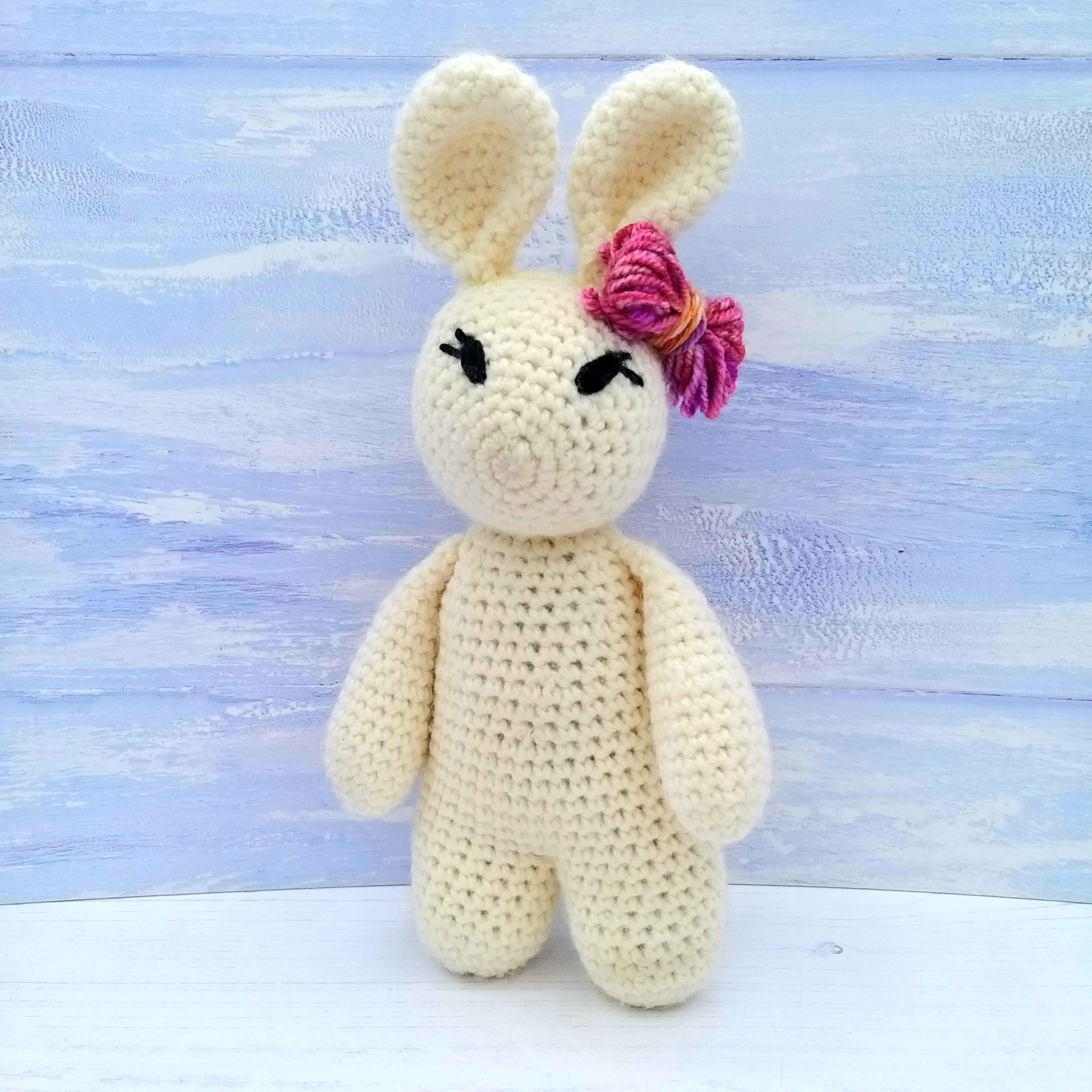 Crochet Beginners Kit Arthur & Betsy Bunny Luxury Complete Beginner Craft Kit