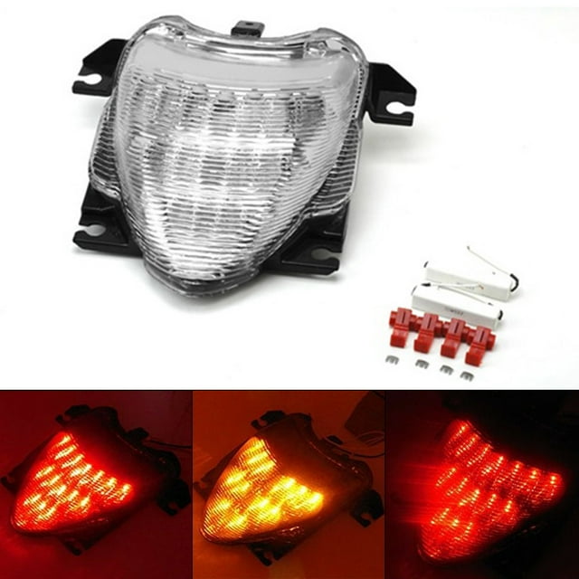 Integrated LED TailLight Turn Signals for Suzuki Boulevard M109R 06-09 Clear