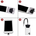 thumbnail image 3 of Phone Lanyard Tether with Patch, Universal Stretchy Lasso Straps and Phone Case Anchor for Anti-drop Outdoor Hiking Cycling Climbing Compatible with iPhone Samsung Pixel Most Smartphones, 3 of 7
