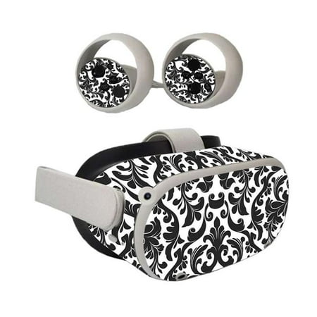 MightySkins OCQU2-Black Damask Skin for Oculus Quest 2 - Black Damask