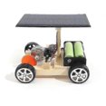 thumbnail image 1 of Diy Solar Hybrid Electric Vehicle Wooden Assembled Science Model With Rechargeable Battery 26-27s, 1 of 4