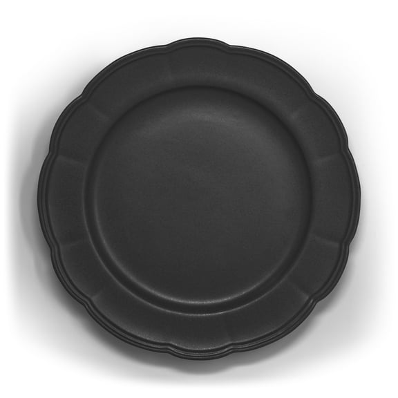 Assiette à dîner BU Scallope 10.5 pouces Noir