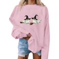 thumbnail image 6 of Wiyuqeen Halloween Ghost Sweatshirts for Women Round Neck Long Sleeve Casaul Loose Pullover Lightweight Gnome Graphic Sweat Shirts, 6 of 6