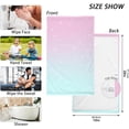 thumbnail image 3 of SKYSONIC 2 PCS Hand Towels, Two-Color Stars 16 x 28 Inch Soft Highly Absorbent Cotton Bathroom Towels for Bathroom Ktichen Travel SPA Gym, 3 of 7