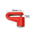 thumbnail image 3 of Safety Disc Wheel Lock with Key, Mountain Bicycles Brakes Padlock Motorcycle Bikes AntiTheft Wheel Disc Brakes Lock, 3 of 8