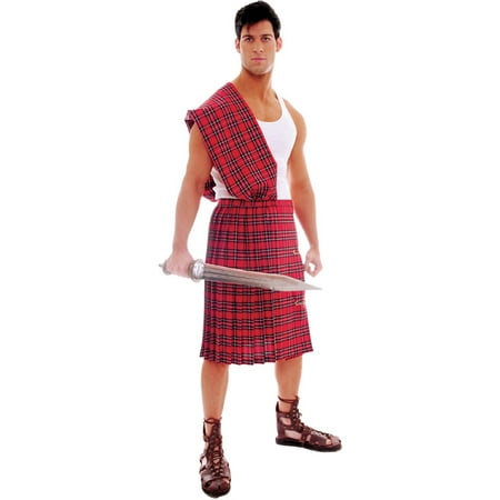 Morris Costumes Mens Highland Brave Warrior Pleat Adult Costume 2XL, Style UR28061XXL