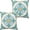 Boho-1, variant on Bohemian Geometric Throw Pillow Covers Abstract Sunset Pillow Covers 20x20 Black and Brown Circle Line Pattern Decorative Pillow Protector for Living Room Couch Outdoor 2 Pack