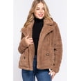 thumbnail image 2 of FASHNZFAB Faux Fur Sherpa Jacket, 2 of 5