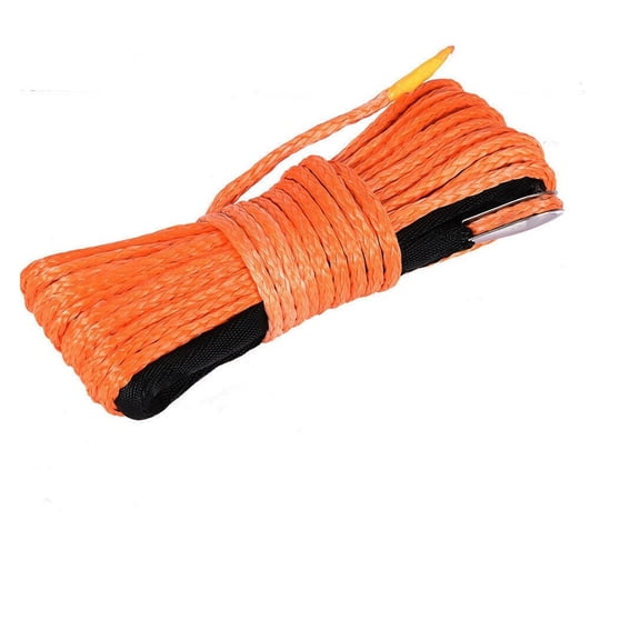 15m Winch Cable Cable Towing Car Tow Strap Trailer Rope With Hook For ATV Off Road Accessories 7700lbs 3.5T
