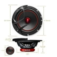 thumbnail image 6 of Sound Storm Laboratories CG65C Charge Series 6.5 Inch 2-Way Car Speakers 350 Watts Max, Black & Red, 6 of 14