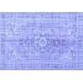 thumbnail image 1 of Ahgly Company Machine Washable Indoor Rectangle Persian Blue Traditional Area Rugs, 2' x 3', 1 of 4