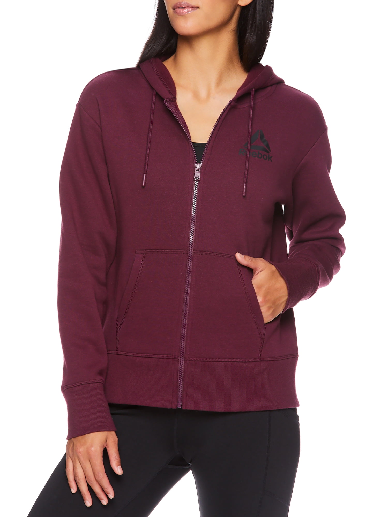 Reebok Womens Zip Front Hoodie 