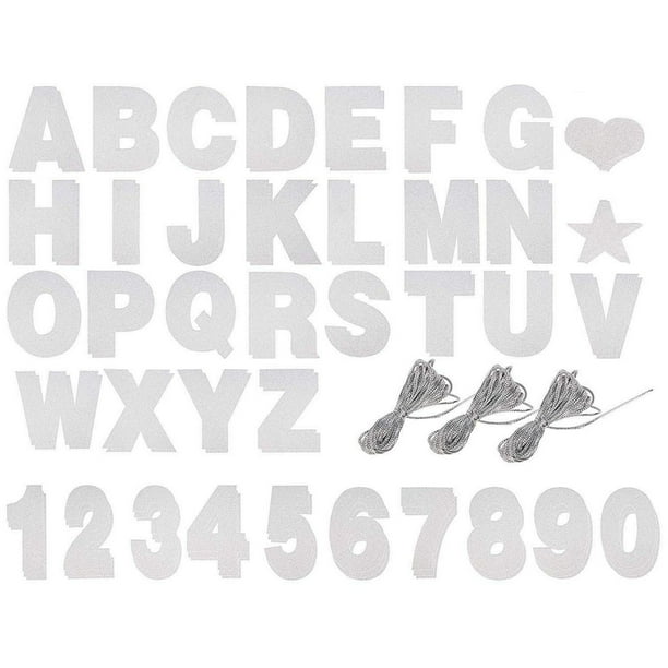 Custom Banner Kit 125 Piece Customizable Letters Numbers And Symbols Silver Glitter Diy Letter Make Your Own For Birthdays Weddings Party Decoration Supplies Com - Diy Letter Banner Cricut Custom Banner Kit 125 Piece Customizable Letters Numbers And Symbols Silver Glitter Diy Letter Make Your Own For Birthdays Weddings Party Decoration Supplies Com - Diy Letter Banner Cricut