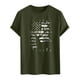 thumbnail image 5 of Tops para hombre, blusas y camisas de cuello redondo y manga corta para hombre. Top/camisa de cuello redondo y manga corta con estampado del Día de la Independencia para hombre. Tops para hombre., 5 of 5