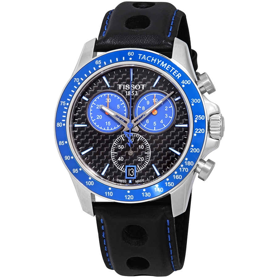 Tissot Men's V8 Chronograph Quartz 42.5mm Watch T106.417.16.201.01 ...