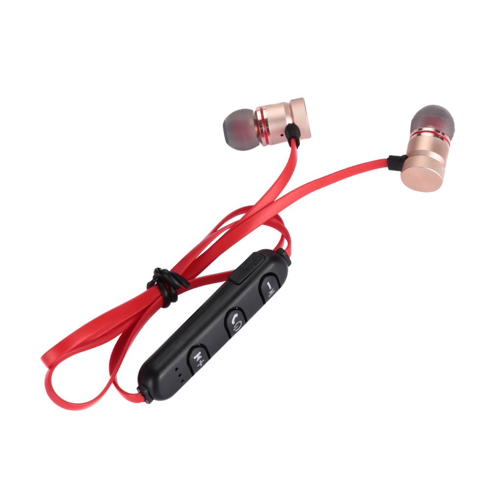 Wireless Headphone Headset Portable Flat Wire 5V Voice Control