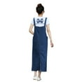 thumbnail image 6 of Monfince Women Casual Sleeveless Denim Spaghetti Loose Long Denim Blue Overalls Jeans Dress, 6 of 9