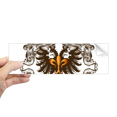 thumbnail image 1 of Double Tête Aigle Emblème eu rectangle Pare-Chocs Carnet Fenêtre Autocollant, 1 of 1