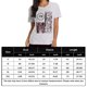thumbnail image 3 of Tops De Verano Blusa superior patriótica para mujer, atuendo diario informal, vacaciones (gris M) Cgtredaw Para estrenar, 3 of 6