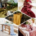 thumbnail image 4 of Efavormart 10FT Gauze Table Runner Cheesecloth Fabric For Wedding Arch, Arbor Decor - Sage Green, 4 of 11