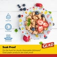 thumbnail image 3 of Glad Everyday Disposable Paper STF9&nbsp;Bowls with Picnic Design| Cut-Resistant, Microwavable Paper Bowls for All Foods & Daily Use | 12 oz, 50 Count, 3 of 3
