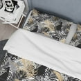 thumbnail image 4 of Designart 'Golden Foliage II' Mid-Century Modern Duvet Cover Set, 4 of 4