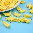 thumbnail image 6 of SPRING PARK 5Pcs Banana Toys Dollhouse Miniature Food Play Ornament Scene Decoration Model, 6 of 7