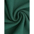 thumbnail image 5 of INSPIRE CHIC Women Maternity Blouse Ribbed Knit Puff Short SleeveTop Ruched T-Shirt Shower Photoshoot Small Green, 5 of 6