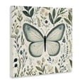 thumbnail image 2 of Stupell Industries Bohemian Dusty Blue Butterfly Botanicals Canvas Art, 30 x 30, by Petals Prints Design, 2 of 8