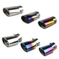 thumbnail image 6 of Telyswee 2.5'' 63mm Exhaust Tip Stainless Steel Muffler Tip Tail Throat Tailpipe Exhaust Pipe Modification Supplies, 6 of 7
