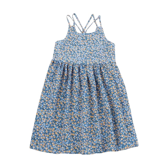 Robes pour Filles - Robe pour Tout-Petits, Enfants et Bébés Filles au Style Floral de Plage pour un Été Ensoleillé