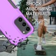 thumbnail image 5 of Designed for Samsung Galaxy S23 Plus 5G & Galaxy S23+ Case [Not for S23],Heavy-Duty Tough Rugged Lightweight Slim Shockproof Protective Men Women Phone Cover for Galaxy S23 Plus [Purple/Black], 5 of 13