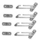 thumbnail image 2 of Paquete de 8 Cerraduras limitadoras de ventana LIUYMXG Acero inoxidable Plata, 2 of 4