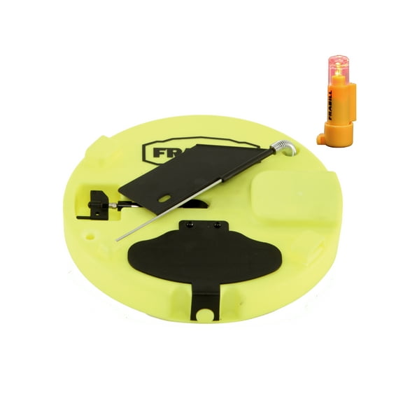 Frabill Tip-Up Pro Thermo Ylw W/Light, 1671