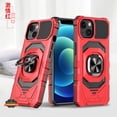thumbnail image 2 of For TCL 50 XL 5G Hybrid Magnetic Car Mount Ring Kickstand Stand Holder Full-Body Armor Hard Protective [Military Grade] Phone Case Cover by Xpression - Red, 2 of 9