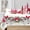 Xmas-pink Christmas, variant on Valentines Day Tablecloth Decoration Tablecloths, Pink Rose Rosette Butterfly Table Covers, Waterproof Table Cover for Dinner Kitchen Party Holiday Decor 60"x 102" Oblong/Rectangle