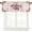Mother''s Day Pink Plaid, variant on Mother''s Day Flowers Valance Curtains for Kitchen Windows Mother''s Day Spring Pink Floral Blossom Curtain Valances Decor Short Rod Pocket Window Treatment Drapes for Kitchen Bedroom 54x18in