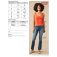 thumbnail image 4 of Levi Strauss Signature Women's and Women's Plus Mid Rise Capri Jeans, 25" Inseam, Sizes 2-28, 4 of 4