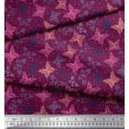 thumbnail image 2 of Soimoi Rayon Fabric Dot & Butterfly Print Fabric by The Yard 42 Inch Wide, 2 of 3