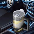 thumbnail image 6 of OBREWU Black and Gold Marble Tumbler with Handle and Lid,Black and Gold Marble 40oz Double Wall Vacuum Insulated Tumbler,Cups Gift for Women and Men, 6 of 7