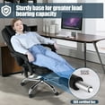 thumbnail image 5 of 400lbs Big and Tall Executive Leather Office Chair with footrest Heavy Duty, Reclining, and Stylish Computer Desk Chair, 5 of 9